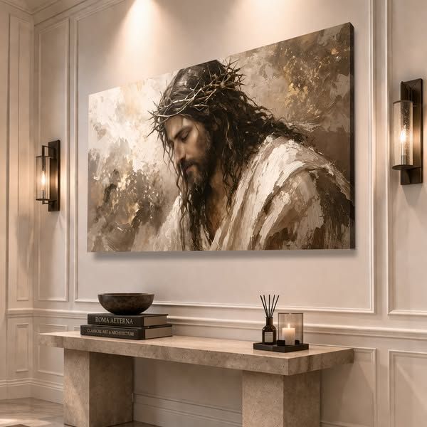 Tailored Canvases - Personalized Art image Facebook ad: Crowned Serenity Portrait | Made in the USA | Ships Fast
