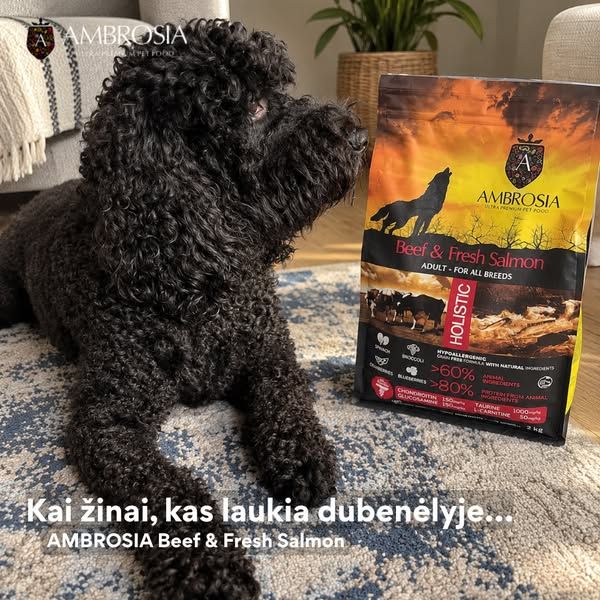Alpha Zoo gyvūnų prekės image Facebook ad: Skonis, dėl kurio dubenėlis nelieka pilnas 🐶