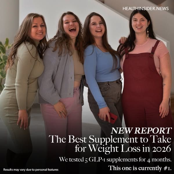 Health Reporter image Facebook ad: We tested the top 5 GLP-1 supplements. This one is #1 in 2026.