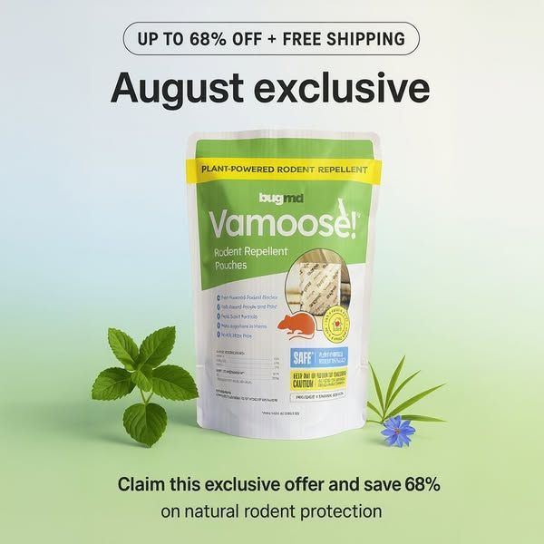 Vamoose Rodent Repellent image Facebook ad: Total Home Rodent Protection 🏡