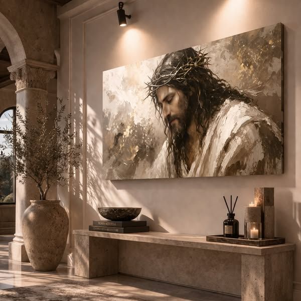 Tailored Canvases - Personalized Art image Facebook ad: Crowned Serenity Portrait | Made in the USA | Ships Fast