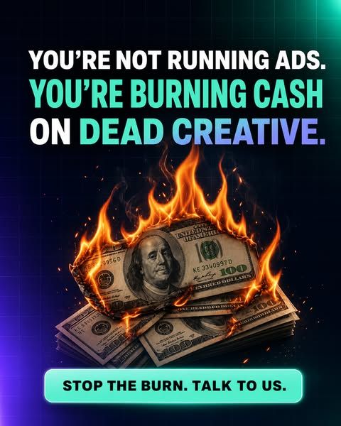 D-DOUBLEU MEDIA image Facebook ad: The #1 reason brands stop scaling? Creative bottlenecks.