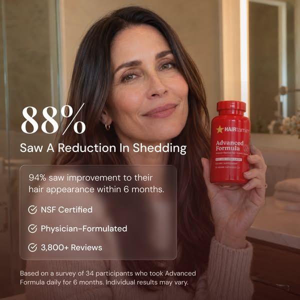 HAIRtamin image Facebook ad: The Hair Vitamin Allure Called the Best. 3,800+ Women Agree (3 of 3)