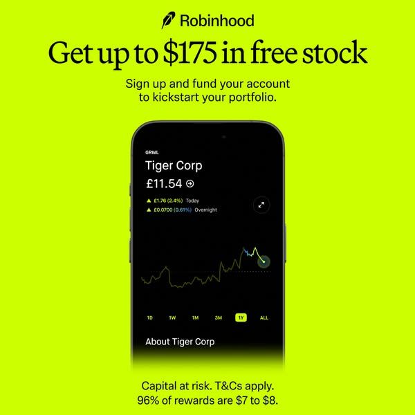 Robinhood image Facebook ad: Invest with Robinhood (2 of 2)