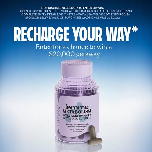 Lemme image Facebook ad: Win a $20,000 Luxury Getaway (2 of 2)
