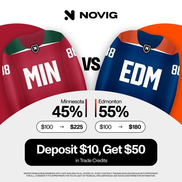Novig App carousel Facebook ad: Trade Hockey (2 of 6)