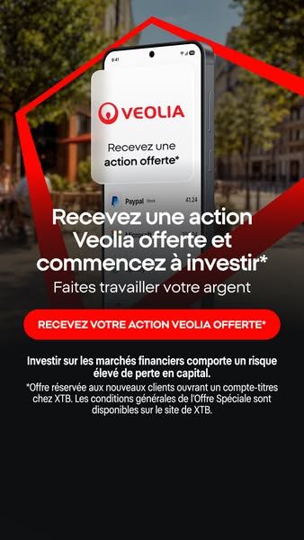 XTB Online Trading image Facebook ad: Recevez une action offerte*