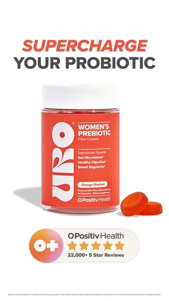 O Positiv image Facebook ad: NEW: URO Womens Prebiotic Fiber (3 of 3)