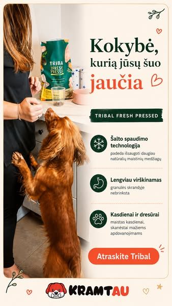 Kramtau.lt image Facebook ad: Viskas jūsų augintiniui vienoje vietoje 🐾 (1 of 3)