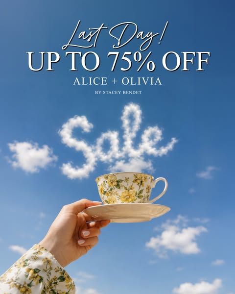ALICE + OLIVIA by Stacey Bendet image Facebook ad: The End of Season Sale (5 of 9)