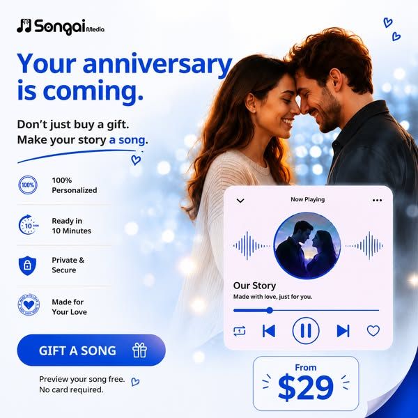The Songai image Facebook ad: The Gift She’ll Never Expect
