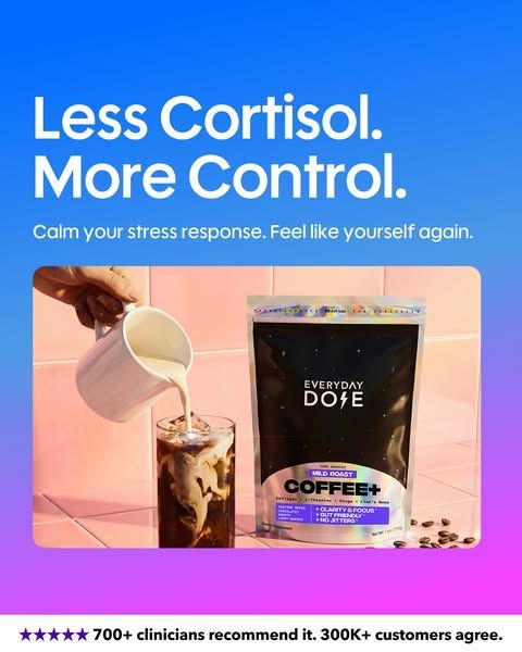 Everyday Dose image Facebook ad: Pour Yourself Coffee That Does More ☕