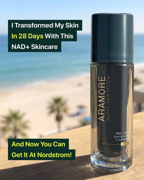 Aramore Skincare image Facebook ad: NAD+ Skincare Has Arrived at Ulta.com (2 of 2)