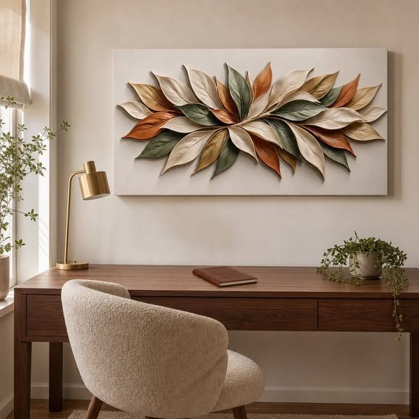 Tailored Canvases - Personalized Gifts image Facebook ad: Earthtone Petals | Made in the USA | Ships Fast