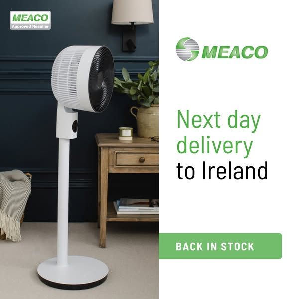 Meaco Dehumidifiers & Air Purifiers - Ireland image Facebook ad: Back In Stock — Shop Now