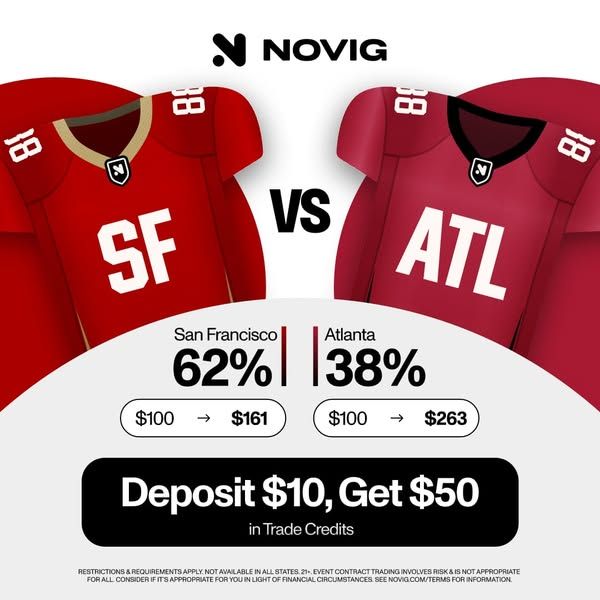Novig App carousel Facebook ad: Trade Football (5 of 6)