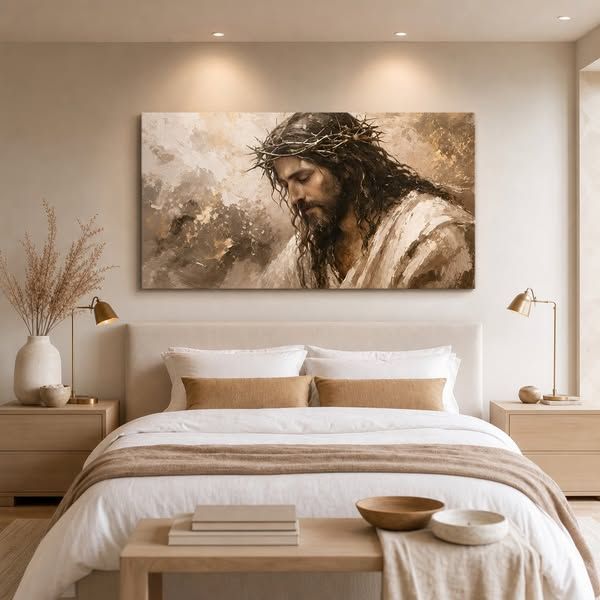 Tailored Canvases - Personalized Art image Facebook ad: Crowned Serenity Portrait | Made in the USA | Ships Fast