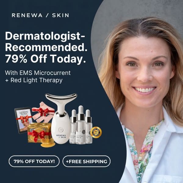 RenewaSkin Shop image Facebook ad: 🍁 Fall Sale 🍁 : 79% Off + Gifts