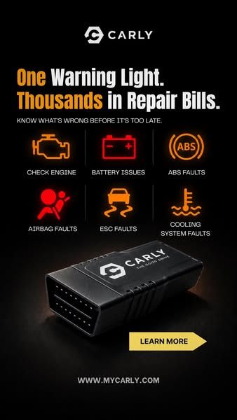Carly - Connected Car image Facebook ad: No more unnecessary garage trips! Get Carly Now!