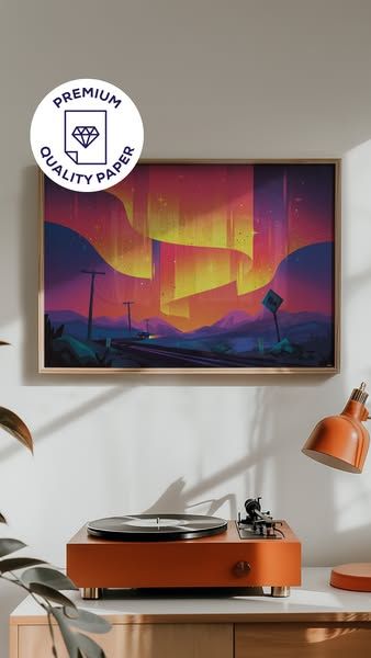 Kurzgesagt image Facebook ad: Aurora Gazing Poster Bundle (3 of 16)