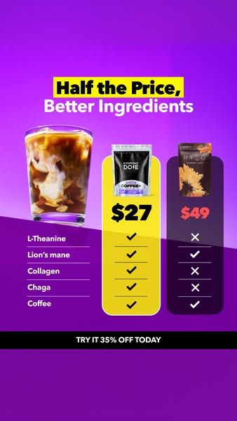 Everyday Dose image Facebook ad: Pour Yourself Coffee That Does More ☕ (1 of 2)