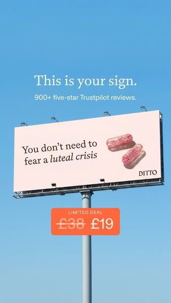 DITTO Daily image Facebook ad: Get 50% off with DITTO50