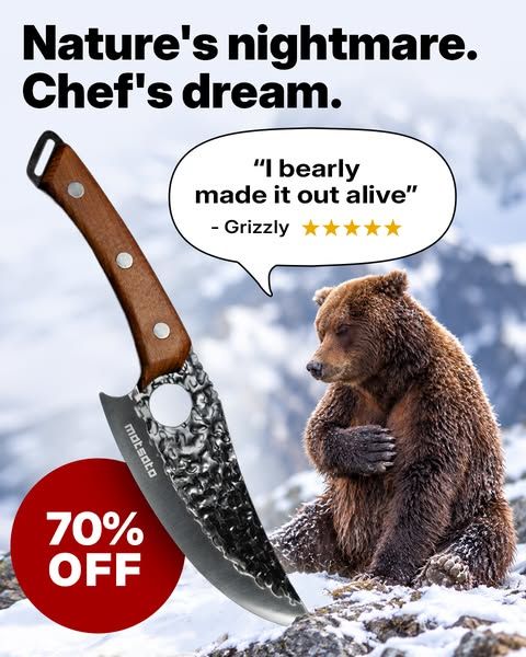Matsato image Facebook ad: The Perfect Knife For 2026