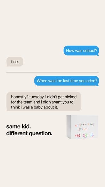 We're Not Really Strangers image Facebook ad: The Conversation Game Kids Actually Love