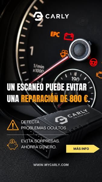 Carly - Connected Car image Facebook ad: Carly funciona con tantas marcas que sería más fácil enumerar las que no funcionan: ....