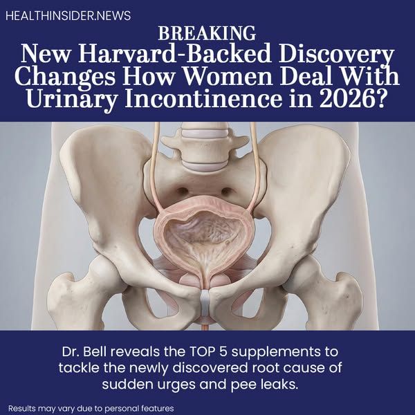 Health Reporter image Facebook ad: Top 5 Supplements to End Urinary Incontinence for Good