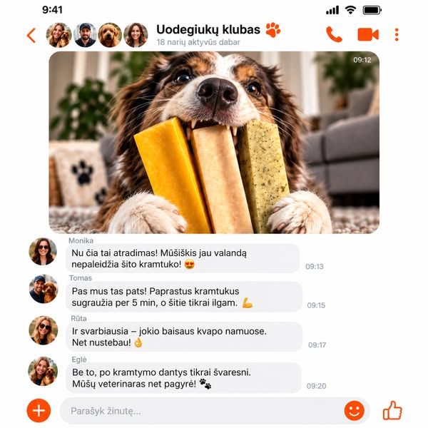 Uodegiukai.lt image Facebook ad: ŠITAS KRAMTUKAS TURI FANŲ KLUBĄ 😄