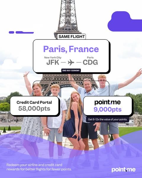 point.me image Facebook ad: Award Travel Search Engine ✈️