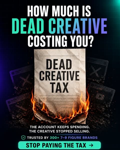 D-DOUBLEU MEDIA image Facebook ad: The #1 reason brands stop scaling? Creative bottlenecks.