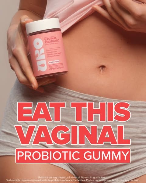 O Positiv image Facebook ad: NEW! URO Vaginal Probiotic Gummy (3 of 3)