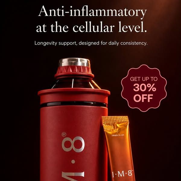 IM8 Health image Facebook ad: Anti-Inflammatory at the Cellular Level. (2 of 2)