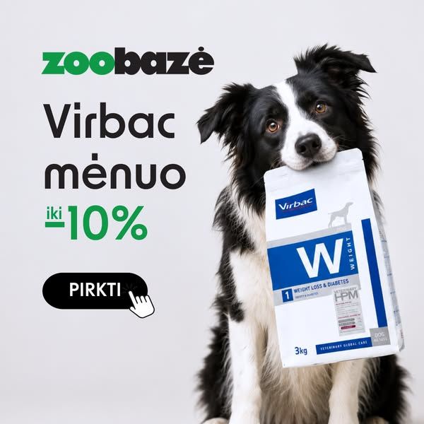 Zoobaze.lt image Facebook ad: Virbac mėnuo Zoobazėje!