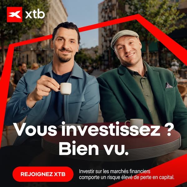 XTB Online Trading image Facebook ad: Faîtes travailler votre argent