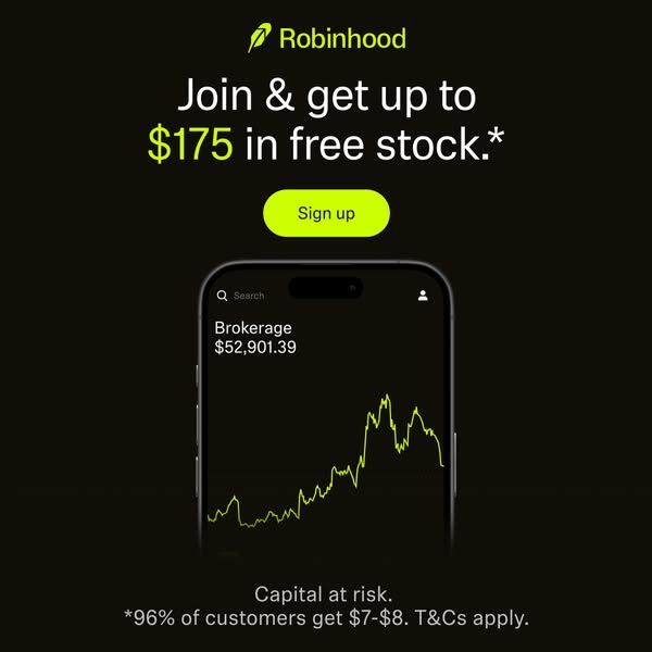 Robinhood image Facebook ad: Invest with Robinhood (2 of 2)