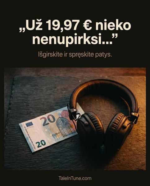Taleintune image Facebook ad: Personalizuotos dainos dovanai | Tale In Tune