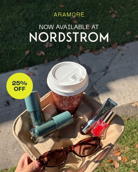 Aramore Skincare image Facebook ad: LIMITED TIME: 25% OFF at NORDSTROM