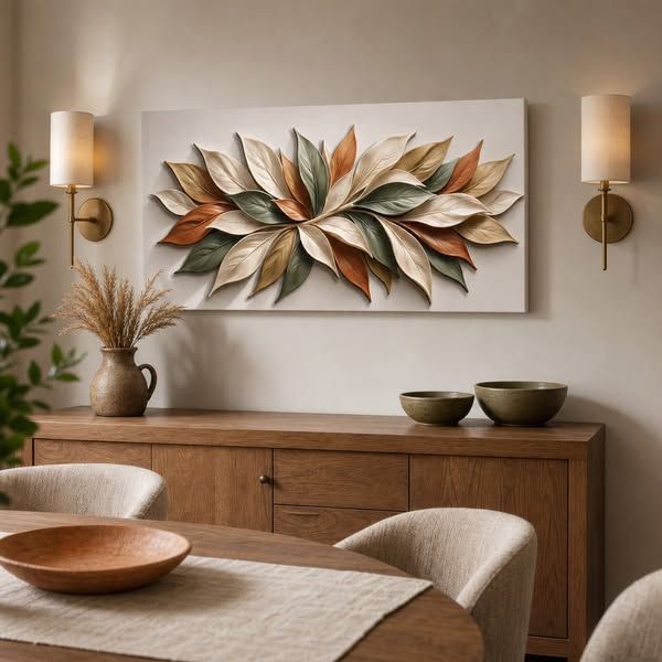 Tailored Canvases - Personalized Gifts image Facebook ad: Earthtone Petals | Made in the USA | Ships Fast