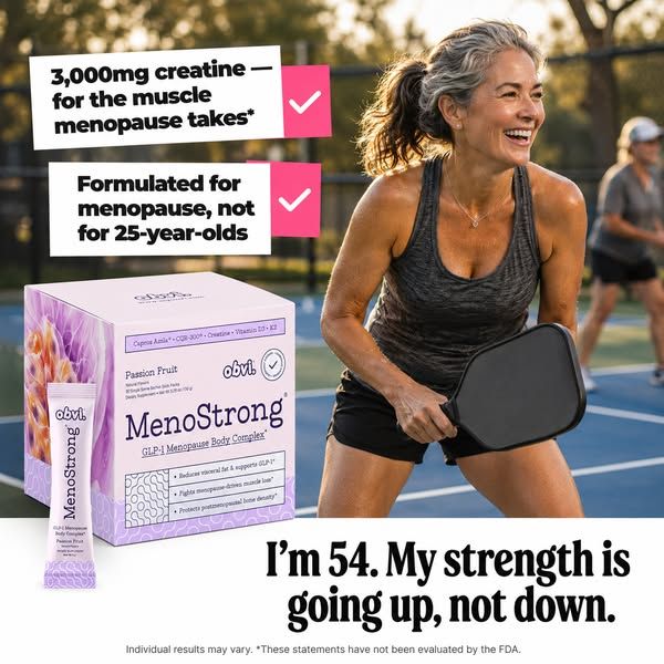Obvi image Facebook ad: Muscle First. Especially Now.