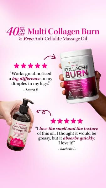 Vitauthority image Facebook ad: Collagen BURN Savings are Live! 60 day guarantee