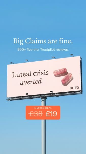 DITTO Daily image Facebook ad: Get 50% off with DITTO50