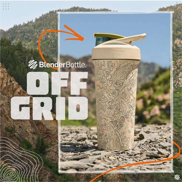 BlenderBottle image Facebook ad: Go the extra mile. (3 of 3)