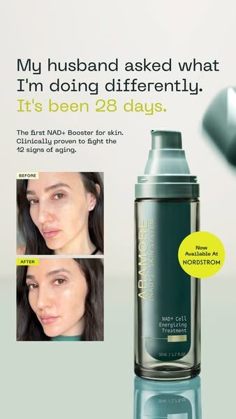 Aramore Skincare image Facebook ad: NAD+ Skincare Has Arrived at Ulta.com (1 of 2)