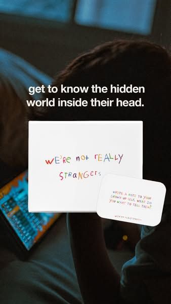 We're Not Really Strangers carousel Facebook ad (7 of 7)