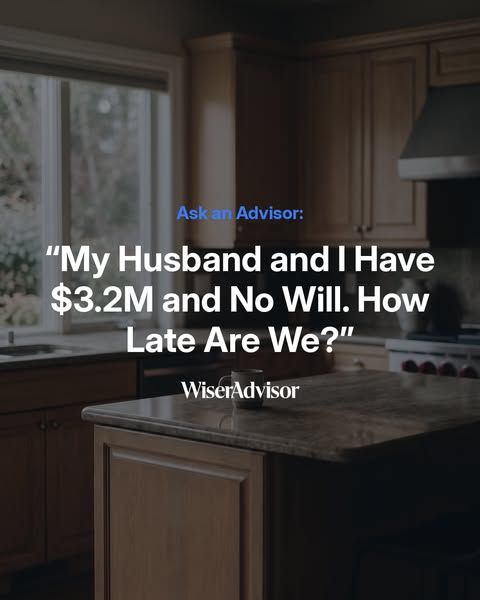 WiserAdvisor image Facebook ad: Plan What You Leave Behind
