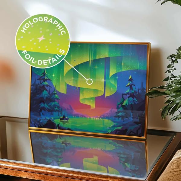 Kurzgesagt image Facebook ad: Aurora Gazing Poster Bundle (14 of 16)