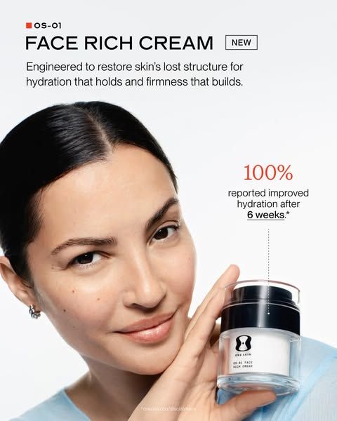 OneSkin image Facebook ad: NEW OS-01 FACE RICH CREAM (4 of 4)